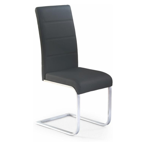 Židle K85 kov/eko kůže černá 42x56x100 BAUMAX