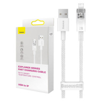 Baseus Rychlonabíjecí kabel Baseus USB-A na Lightning Explorer Series 2m, 2,4A (bílý)