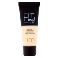 Maybelline Fit Me Matte + Poreless Make-Up 100 Warm Ivory