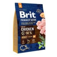 Brit Premium Dog by Nature Adult M 3kg sleva