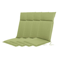 Sada potahů na židli / křeslo, 120 x 50 x 4 cm, 4dílná, zelená