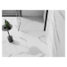 MEXEN/S Stone+ čtvercová sprchová vanička 80 x 80, bílá, mřížka bílá 44108080-W
