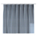 Dekoria Závěs na jednotlivých háčcích flex, tmavě modrá - bílá střední kostka, Quadro, 136-01
