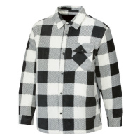 PARKSIDE® Pánský flanelový overshirt (adult#male#ne, M (48/50), bílá)