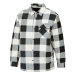 PARKSIDE® Pánský flanelový overshirt (adult#male#ne, M (48/50), bílá)