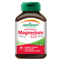 Jamieson Hořčík 500 mg s vitamínem D3 500 IU 60 tablet