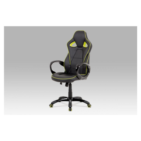 Kancelářská židle KA-E812 ekokůže / plast Autronic Zelená