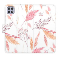 iSaprio flip pouzdro Ornamental Flowers pro Samsung Galaxy A22 5G