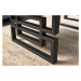 LuxD Designový konferenční stolek Salus 100 cm taupe - vzor mramor