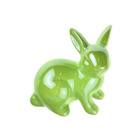 Dommio Keramický zajíček zelený 7,4 cm