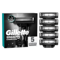 GILLETTE Mach3 Charcoal 5 ks