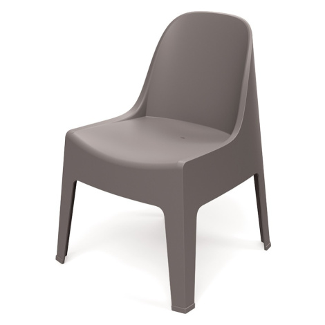 Prosperplast Zahradní židle MILANES 58x60x73,5 cm hnědá