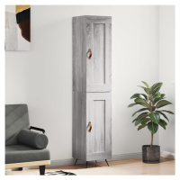 vidaXL Skříň highboard šedá sonoma 34,5 x 34 x 180 cm kompozitní dřevo