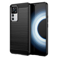 Carbon silikonové pouzdro na Xiaomi 12T / 12T PRO Black