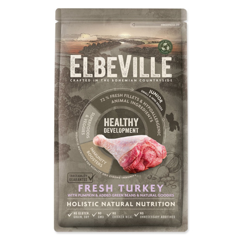 Elbeville Krmivo Puppy and Junior Mini Healthy Development Fresh Turkey 1,4kg
