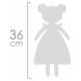 DeCuevas 20146 Plyšová panenka NIZA - 36 cm
