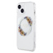 Guess PC/TPU Flowers Ring Glossy Logo MagSafe kryt iPhone 15 Plus čirý