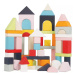 Le Toy Van Petilou Barevné kostky v bavlněné tašce 60 ks