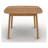 Rozkládací jídelní stůl z dubového dřeva v přírodní barvě 100x180 cm Twig – The Beds