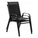 Set židlí Stela, 55 x 70 x 92 cm, 2 ks, černá