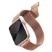 UNIQ Dante ocelový řemínek Apple Watch 42/41/40/38mm Rose růžově zlatý