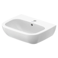 Duravit D-Code umyvadlo 55x43 cm otvor pro baterii, s přetokem 23105500002