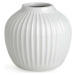 Bílá kameninová váza Kähler Design Hammershoi, ⌀ 13,5 cm