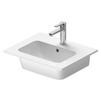 Duravit ME by Starck - Nábytkové umyvadlo 530x430 mm, s WonderGliss, bílá