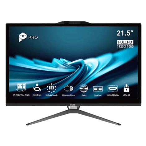 MSI PRO AP222T i5-14400/FHD/8/512/W11P/BL