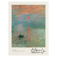 Obrazová reprodukce Sunrise - Claude Monet, (30 x 40 cm)