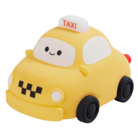 LED Stmívatelná dětská dotyková lampa TAXI LED/1W/5V USB 1200 mAh žlutá 334701