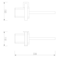 OMNIRES NELSON WC štětka grafit /GR/ NL80620GR