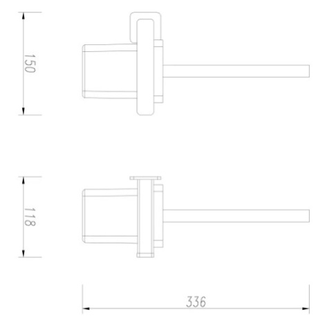 OMNIRES NELSON WC štětka grafit /GR/ NL80620GR