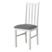 Jídelní židle BOLS 10 bílá/světle šedá