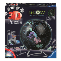 Ravensburger Puzzle-Ball Svítící globus: Hvězdná obloha 180 dílků