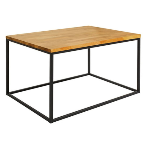 Moderní malý konferenční stolek 100 s dřevěnou deskou Aroz - Black Red White - BRW