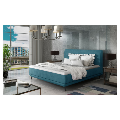 Artelta Manželská postel ASTERIA | 140 x 200 cm Barva: Modrá / Jasmine 85
