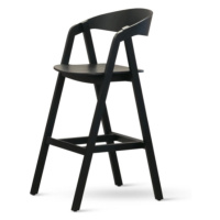 Barová židle Stima GURU HOME — masiv buk, černá