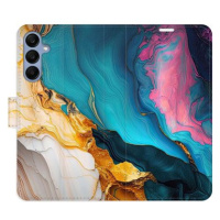 iSaprio Flip pouzdro Colourful Marble pro Samsung Galaxy A25 5G