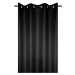 Dekorační IZOLAČNÍ závěs "BLACKOUT" zatemňující s kroužky COPEN POLAIRE černá 140x260 cm (cena z