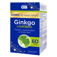 GS Ginkgo 60 mg s hořčíkem 90 + 30 tablet