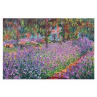 Plakát, Obraz - The Artist's Garden at Giverny, 1900, Claude Monet, 91.5 × 61 cm