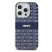 DKNY PC/TPU Repeat Pattern Tonal Stripe Magsafe Zadní Kryt pro iPhone 15 Pro Blue