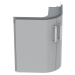 Geberit Selnova Compact - Umyvadlová skříňka, 690x550x604 mm, 2 dvířka, lesklá šedá/matná šedá 5