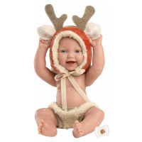 Llorens 63202 New born chlapeček realistická panenka miminko s celovinylovým tělem 31 cm