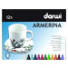 Darwi Cold Ceramic Paint Marker Set Sada fixů na keramiku 12 x 6 ml