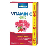 Vitar Vitamin C+zinek+echinacea+šípek tbl.30+15