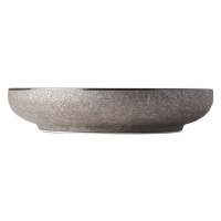 Béžový keramický talíř se zvednutým okrajem MIJ Earth, 700 ml