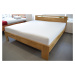 Oak´s Dubová postel Duos 2,5 cm masiv cink - 200x200 cm