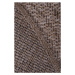 Koberec Indiana 08866A JUTE / BLACK kruh